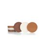 Everything Kitchens Modern Flat 12-Piece Lunch Plate Set | Brown, Terracotta & 