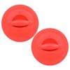 New Pyrex 564-RRD-PC Red Replacement Cover Lid 2 Pack for 8 Cup Measuring Cup