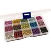 Summer-Ray SS10 2.8mm Assorted Colour Hot Fix Rhinestuds in Storage Box