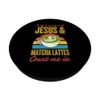 If It Involves Jesus And Matcha Lattes Count Me In PopSockets Standard PopGrip