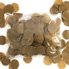 Allydrew Round Tissue Paper Confetti, 1" (Brown)