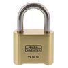 Burg-Wächter 99 Ni 50 SB Combination Padlock, Brass, Normal