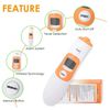 Digital Infrared No Touch Forehead Thermometer 3 Color LCD Display w/ Memory