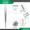 3 Pcs Straight T/C Castroviejo Micro Surgery Scissors Needle Holder German Grade