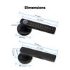 MOES Smart Biometric Fingerprint Entry Door Lock APP Bluetooth Keyless Deadbolt