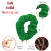 Set of 2 Solid Scrunchies (Green)