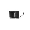 Vacuum Insulated Flask with Cups for Hot or Cold Drinks (Black)