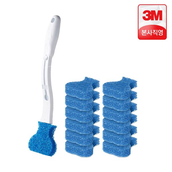 3M Toilet Cleaning Clean Stick Refill 12 Pack + Handle Pack (Handle + Refill) Scotch Brite