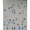 Winter snow flakes Holiday Nail Stickers