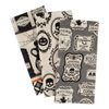 DII Decorative Spooky & Fun Cotton Printed Dishtowel Set, Hocus Pocus, 18x28