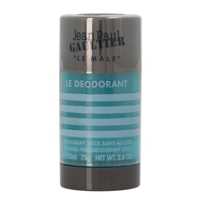 Jean Paul Gaultier Le Male Alcohol Free Deodorant Stick for Men, 2.6 Ounce, Multicolor