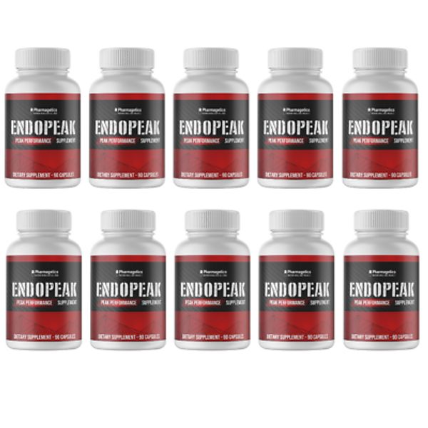 Endopeak Peak Performance Supplement 10 Bottles 900 Capsules