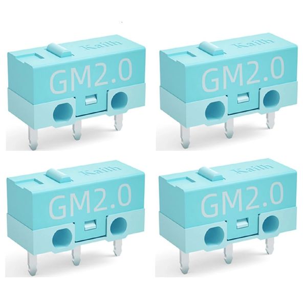 Kailh GM 2.0 Gaming Mouse Micro Switch Push Button Shape Gaming Mouse Switch Conductivity Upon Mouse Button Chattering (GM 2.0 4pcs)