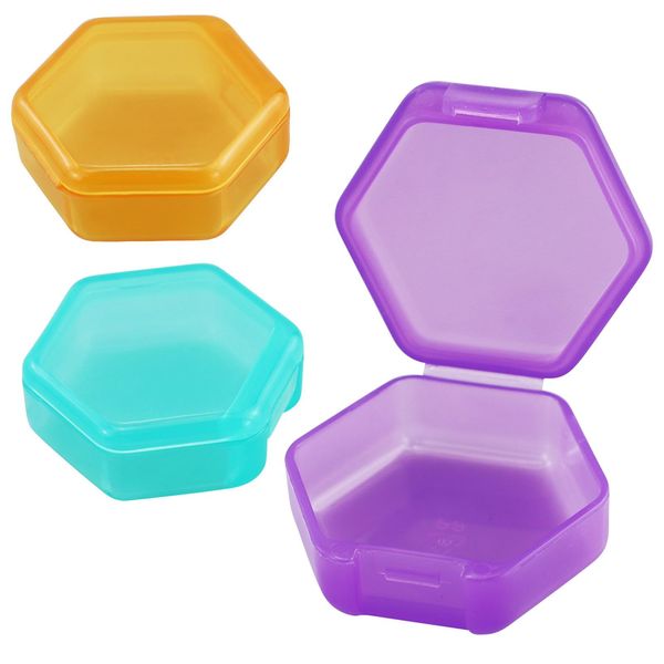 3 Pcs Small Pill Box,Mini Pill Case,Portable Pill Container,Pill Organizer,Daily Pill Box for Medicine Vitamin Cod Liver Oil Home Working Travel Outdoor