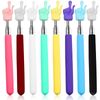 8 Pcs Telescopic Teachers Pointer, Extendable Hand Pointer Finger Pointer Stick, small Retractable Classroom Pointer for Elementary School Kindergarten Teacher, Classroom Supplies (Multicolor)