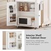 Kitchen Island with Power Outlet, Kitchen Storage Island with Large Worktop, Spi