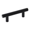 RCH Hardware HD-SS002-64 Solid Stainless Steel Modern Cabinet Drawer Handle Pull, 2 1/2 Inch, Black