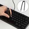 Keyboard Lube Kit, Key Cap Puller, 5pcs Mechanical Keyboard Switch Puller Set Keyboard Switch Cleaner, Contain Keycap Puller/Remover, Switch Puller, Switch Stem Holder, Lube Brush, Tweezers (Black)