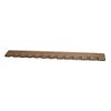 handmade Oak Closet Gun Rack - Single Barrel Model