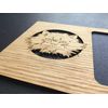 Cat Picture Frame - 5x7 Frame Holds 2.5x3.5 Photo