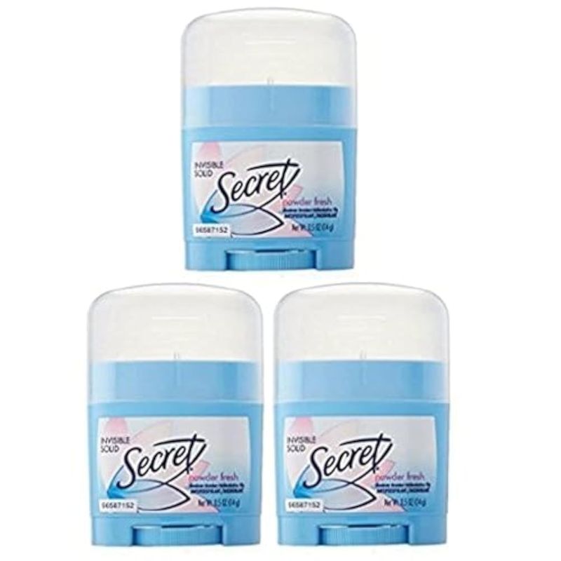 Secret Invisible Solid Antiperspirant and Deodorant, Powder Fresh, 0.5 ...