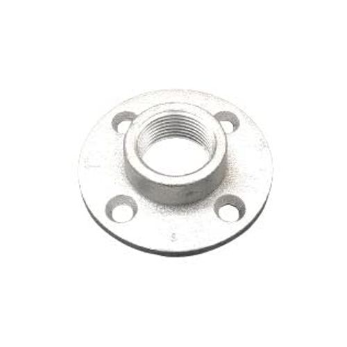 COREX 1" Floor Flange, Rigid Conduit, Malleable Iron, Zinc Plated