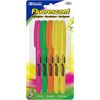 BAZIC Fluorescent Highlighter Marker Pen for Art Office School Supply 1 Pack