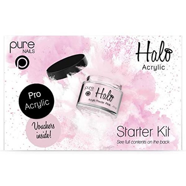 Pure Nails Halo Pro Acrylic Starter Kit - Liquid/Powder/Bond