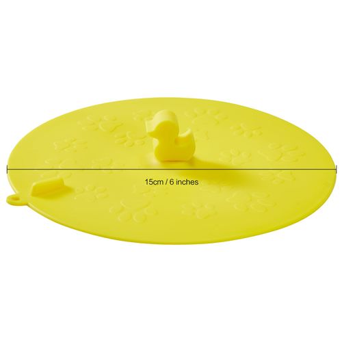 XXLDZSW Yellow Duck Bath Tub Stopper Set - 2 Pack Universal Silicone Bath Plug Drain Covers for Bathroom Sink and Bathtub - Cute and Practical Bathtub Drain Stopper and Floor Drain Cover Combo