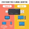 Sanwa Direct SD Card Reader Micro SD Card Type-A Type-C Android Smartphone Tablet Mac Windows 400-ADR329BK