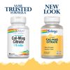 Solaray Cal-Mag Citrate 1:1, Veg Cap (Btl-Plastic) | 90ct