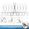 10 Pcs Veterinary Backhaus Towel Clamp Surgical forceps 3.5" Premium Instruments