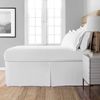 Spacemaker Extra-Long 21" Drop Length Bed Skirt, King, White