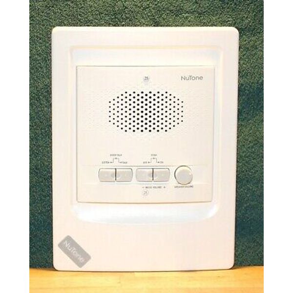 NuTone® NRS104WH Remote Station with NF300RWH Adaptor Frame