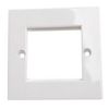 (ANTIFERENCE) MODULE FRAME WHITE 2 MODULES, Wall Plates, Outlets Aerial Satellite Equipment - MW502