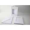 Pr Craft Pkt.10 A5 3 Fold Aperture Cards & Envelopes - White