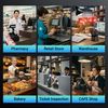 Tera Barcode Scanner Handsfree Omnidirectional: Desktop 1D 2D QR USB Wired Adjustable Angle Plug and Play Bar Code Reader for POS Supermarket Retail Store Mobile Payment Model 9700