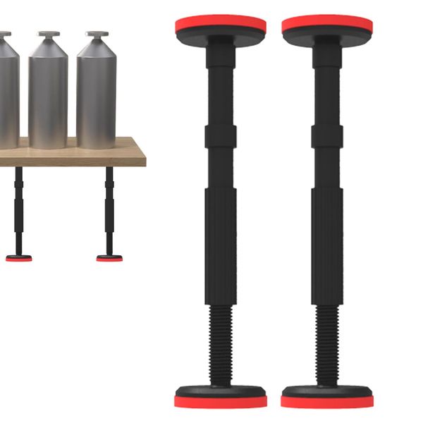 2X Telescopic Support Rod, 3rd Hand Support System Tool, Adjustable Support Pole, Portable Cabinet Lift Jack Support, Undermount Sink Support, Quick Support Rod For Fall Prevention