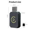 ILIYAH Wireless Adapter for Carplay, Adapter for Convert Wired to Wireless CarPlay/Android Auto, Mini Size with Extension Cable USB, Stable Control & No Delay