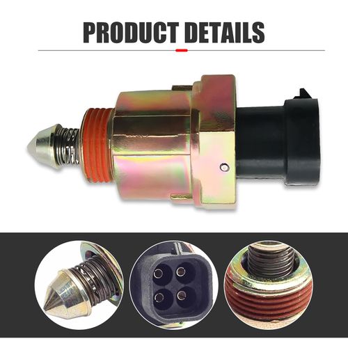 Sephile Idle Air Control Valve, Fuel Injection Injector Idle Motor, 17089062 AC102 17089062 AC1 17111281 17111286 Standard Original Replacement, Compatible with Cadillac Chevrolet (Multicolored)