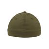 Flexfit Unisex Wooly Combed Baseballkappe, olive, XL/XXL