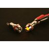 PilotLights 12 Volt DC Pilot Light, 10mm Panel Indicator Light - Yellow LED, 12VDC
