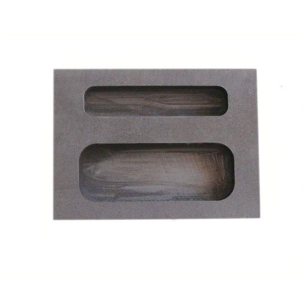 LLF Graphite Ingot Mold 1/2 1 Ounce Silver Melting Casting Refining Also for Gold