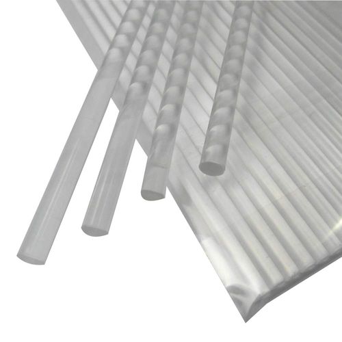 Weststone Reusable 50pcs 6" X 5/32" Clear Acrylic Lollipop Sticks for Cake Pops Lollipop Candy