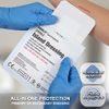 EVERLIT Island Dressing Bordered Gauze | Large Wound Care Bandage with Adhesive Border| Sterile, Soft & Highly Absorbent Medical Grade Dressing Pad (4x4 Inch (Pack of 50))