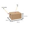 ARPAN STORAGE BASKET BOX WITH LID MEDIUM