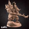 Orc Necromancer DnD Miniature D&D RPG 3D Printed Fantasy Model WOW