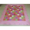 Beauty. Scouts Patchwork Plaid Faux Fur Blanket Orchid: 155 x 180 cm