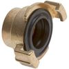 'GK Hose Coupling, G 3/8 (Female) Brass Material: Brass Thread: 3/8 "