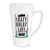 Crazy Rugby Lady 17oz Large Latte Mug Cup